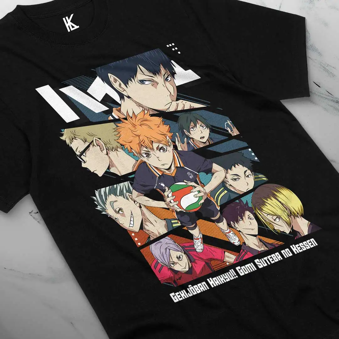 Haikyuu T-shirt Volleyball Kuroo Tetsurou Kozume Kenma Anime Giift Shirt All Sizes