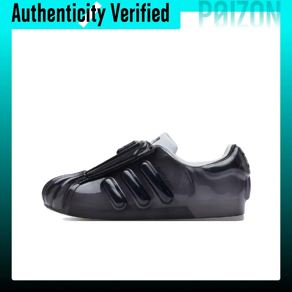 Adidas Originals Superstar Bubble Shell Head Abrasion Resistant Low top Skateboard Shoes Unisex Black IH3115