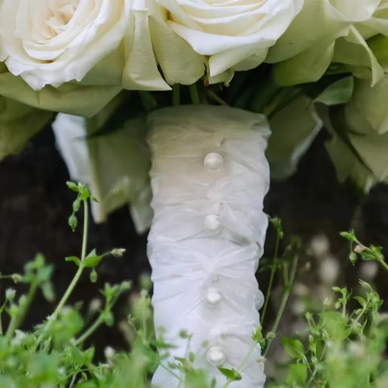 100 Stück Perlmuttkugelkopfnadeln für Hochzeitssträuße, Nähnadeln mit Perlkopf, DIY-Nähzubehör für Kleidung und Bekleidung – Detail 4