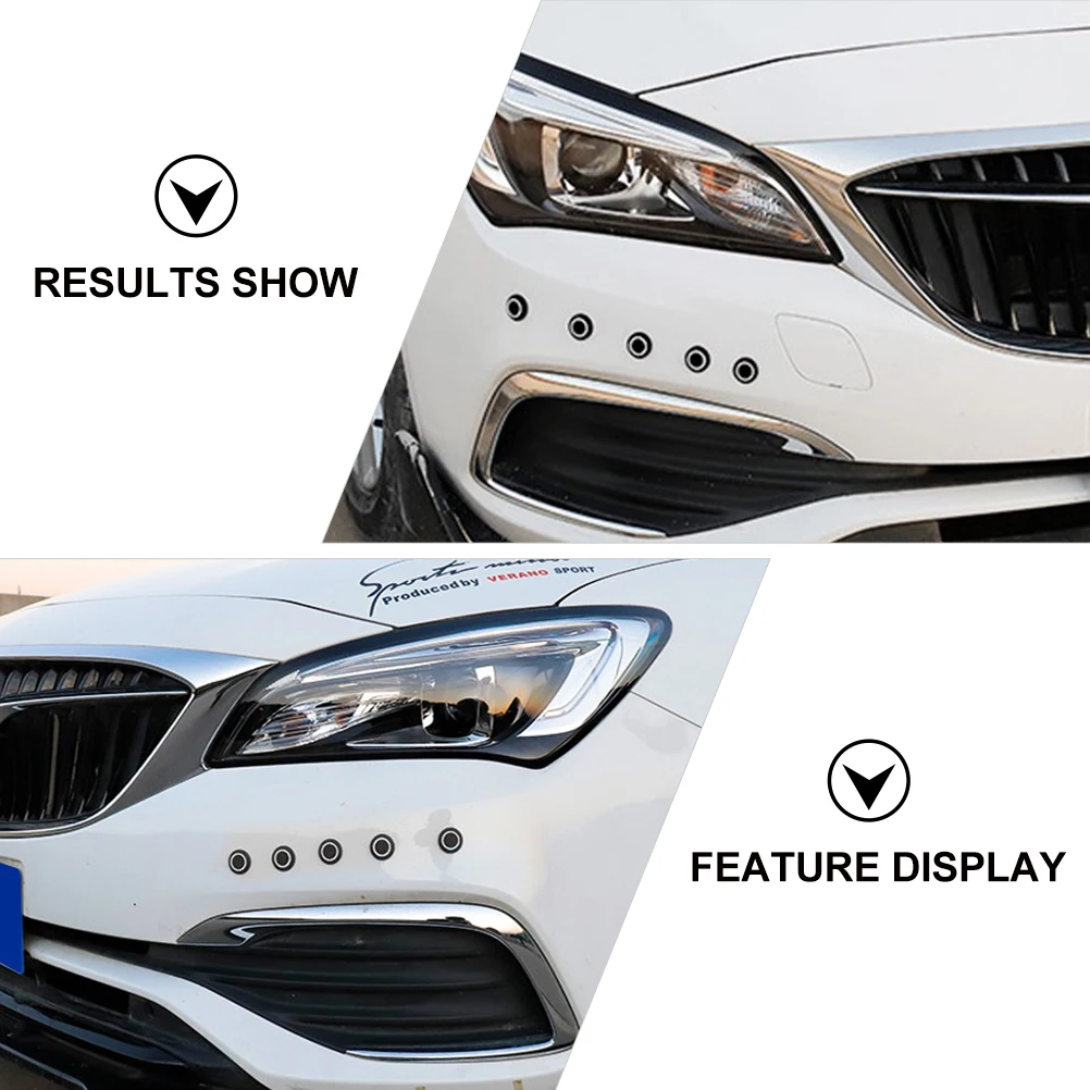 

20 Pcs Silicone Round Anti Collision Car Bumper Guards Door Protectors Decal Stickers