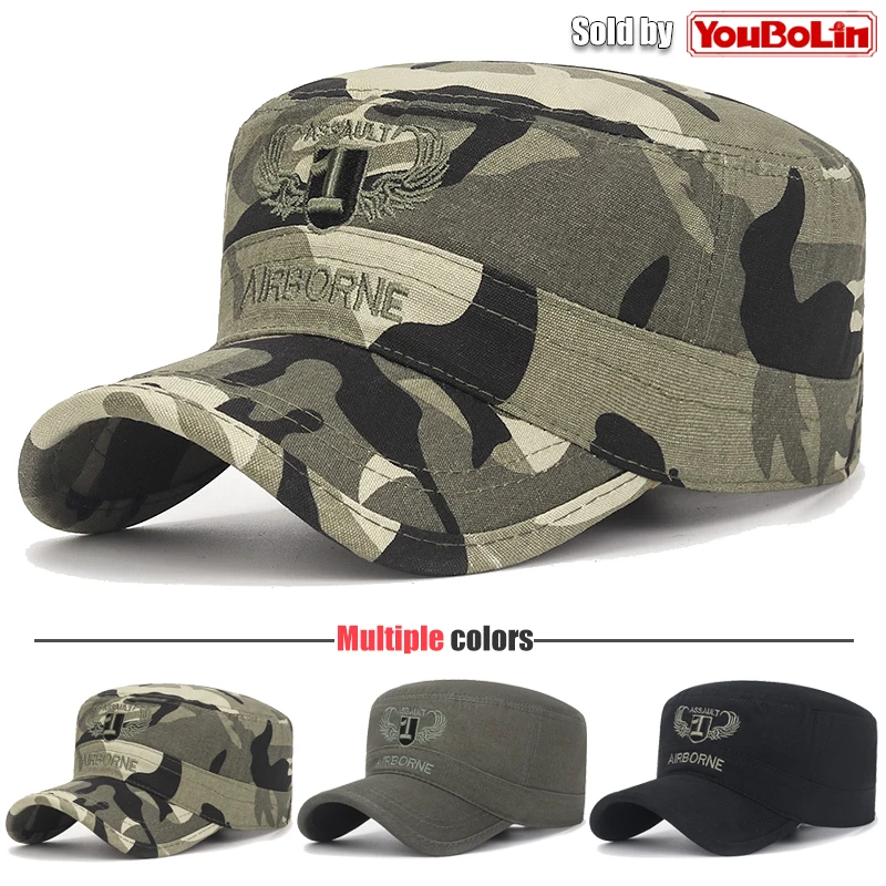 AIRBORNE Airborne Commando Cadet Flat Cap Sonnenhut Trucker Caps Dad Hats