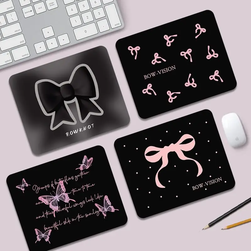 

Bow Mouse Pad Creative Cute Male and Female Office Home Laptop Keyboard Pad Student Desktop Pad