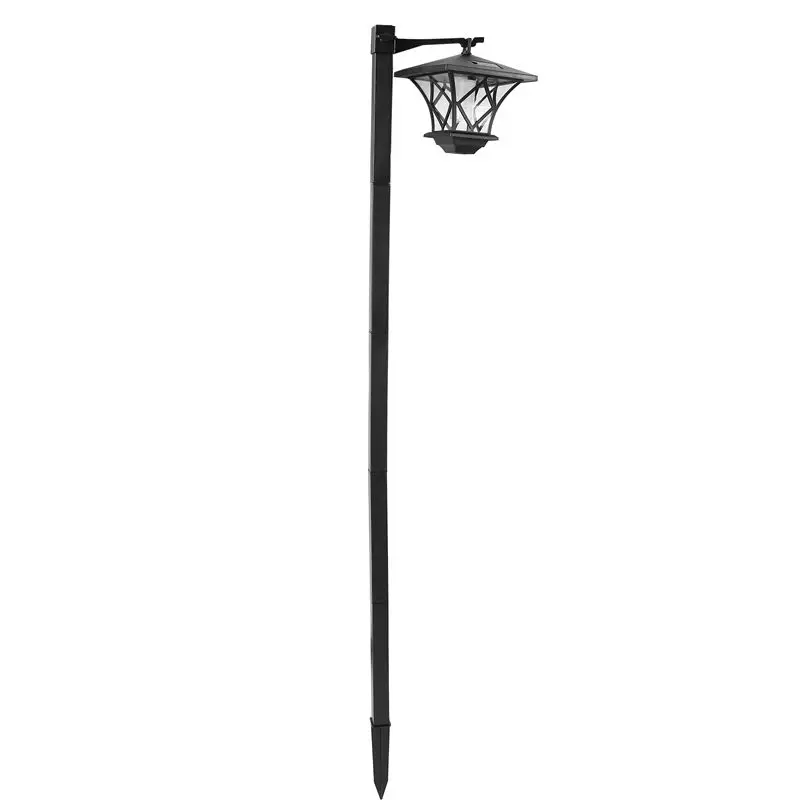 1.5M LED Solar Powered Traditional Garden Lamp Post Lamppost Lantern Light Decor-[A22I Store]
