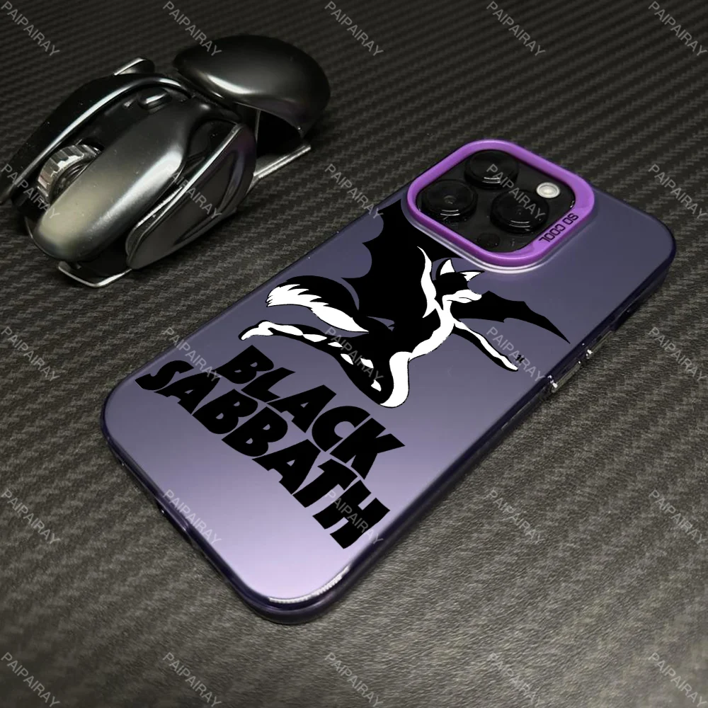 The Band B-Black S-Sabbath لهاتف سامسونج جالاكسي S20 23 24 25 30 32 34 35 FE Plus Ultra حافظة هاتف شل حماية الغطاء الخلفي IMD #2