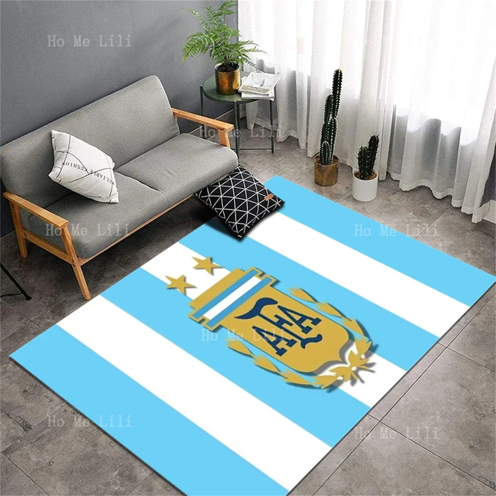 The Argentine Football Association 2022 Flag Is The World'S First Symbol Carpet Floor Decorated Living Room Kitchen Bedroom Gard