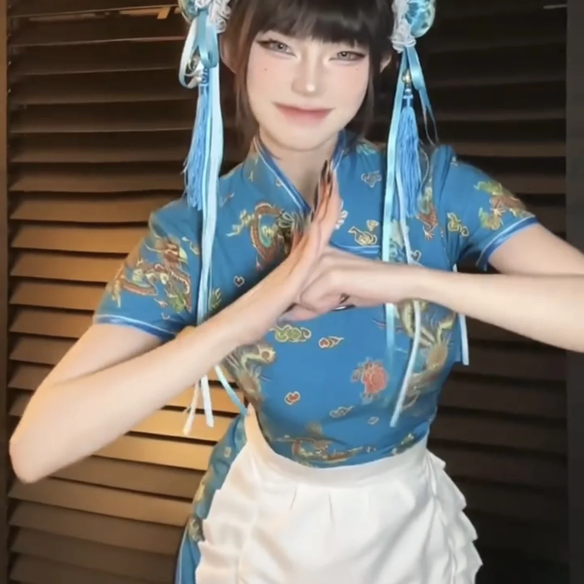 Nowy chiński strój Sle Dr loween Cisas Cosplay orm Soft Girl Maid Skirt ort na co dzień