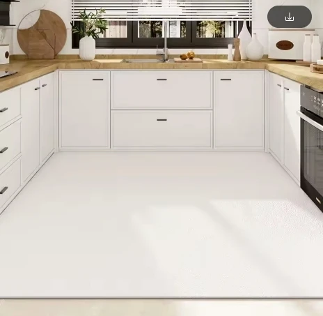 

Custom Size Link Kitchen Mat Pvc Floor Mats Waterproof Leather Carpet Non-slip Area Rug Oil-proof Home Decoration