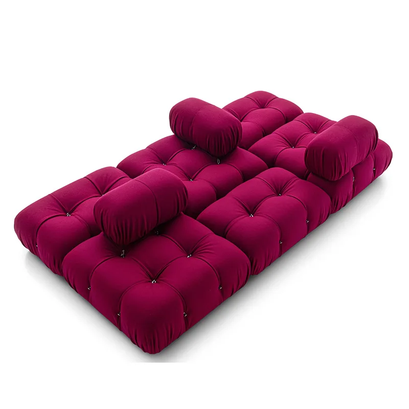 

Sofa Mario Pull Buckle Combination Fabric Sofa Living Room Hotel Apartment Fabric Sofa