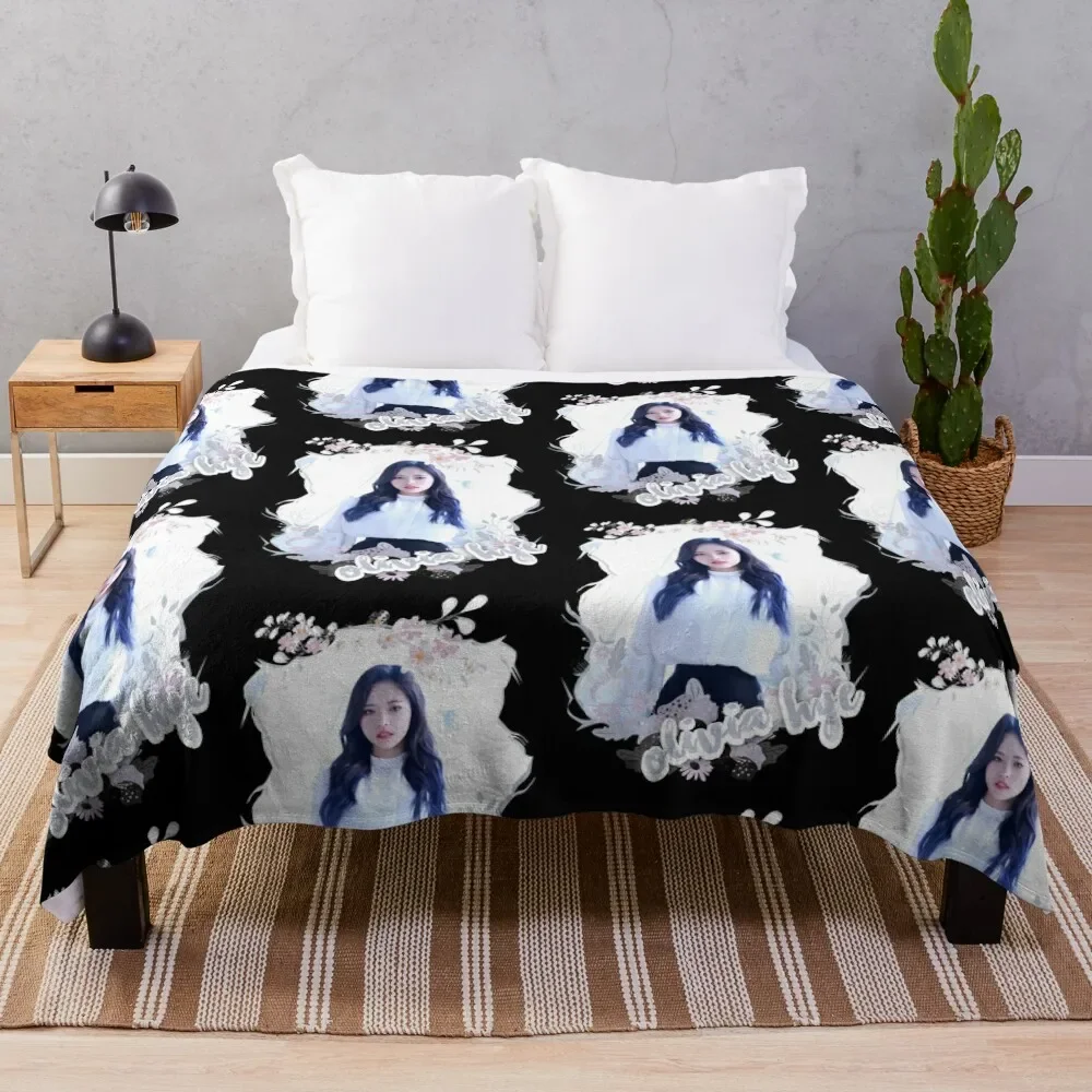 

Loona - Olivia Hye Throw Blanket Bed linens Bed for sofa Travel Blankets