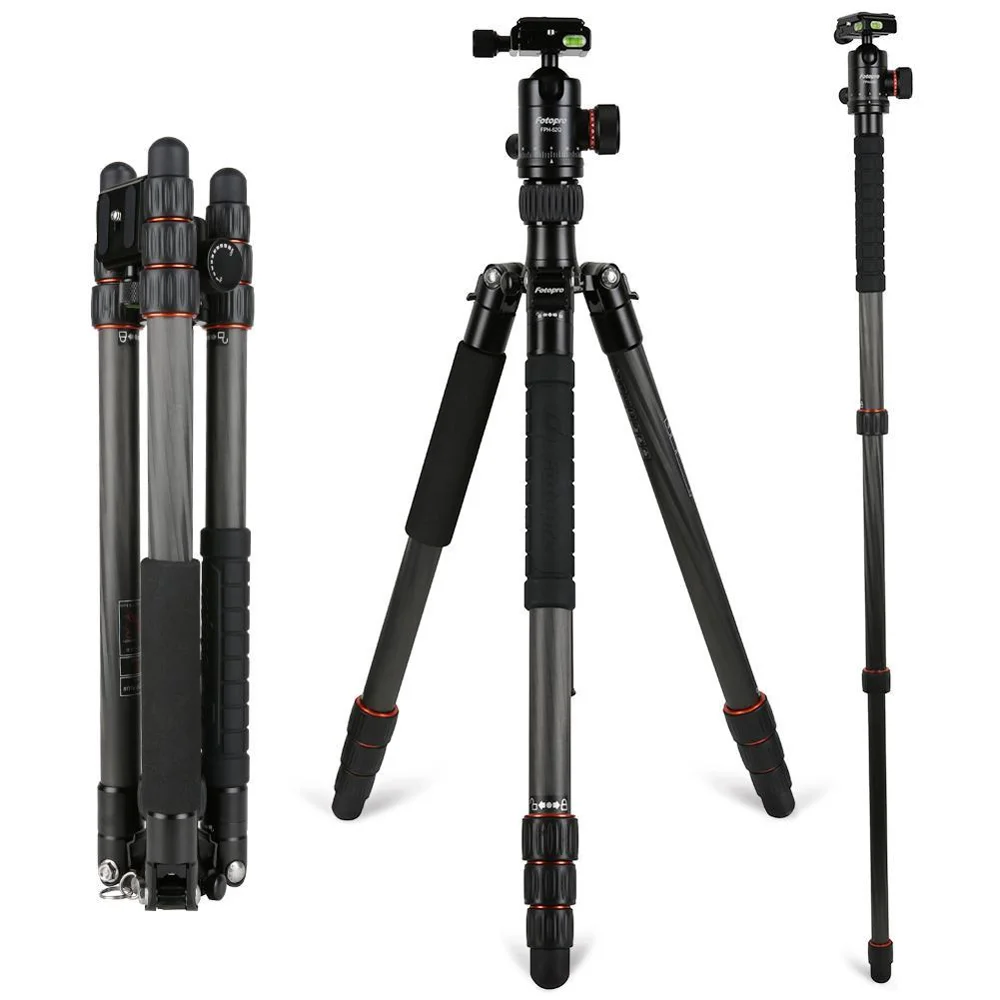 

Hot-Selling Professional Carbon Fiber Portable Foldable Tripod for Camera