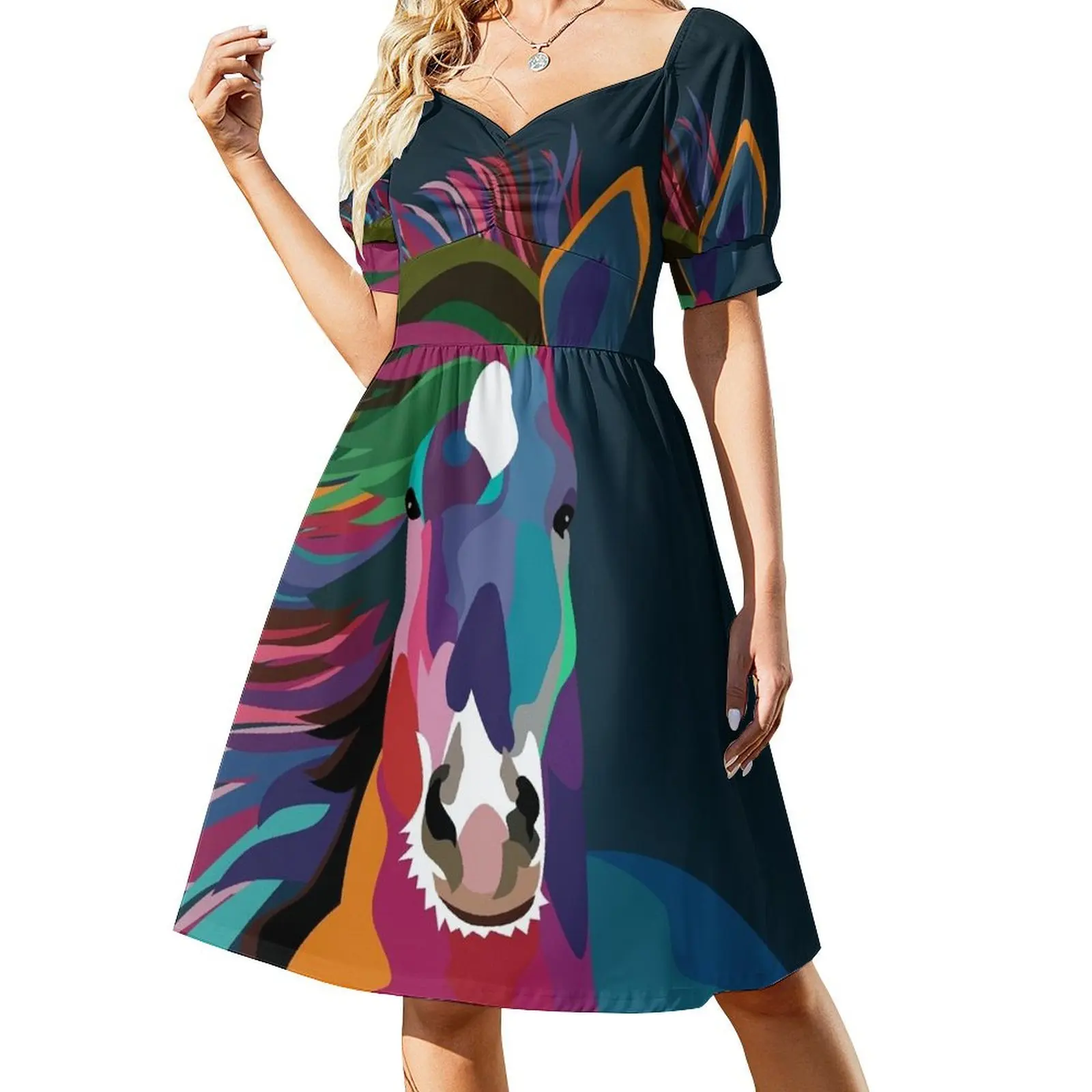 

horse running Dress summer dress women 2024 dresses for official occasions summer dress womens 2024