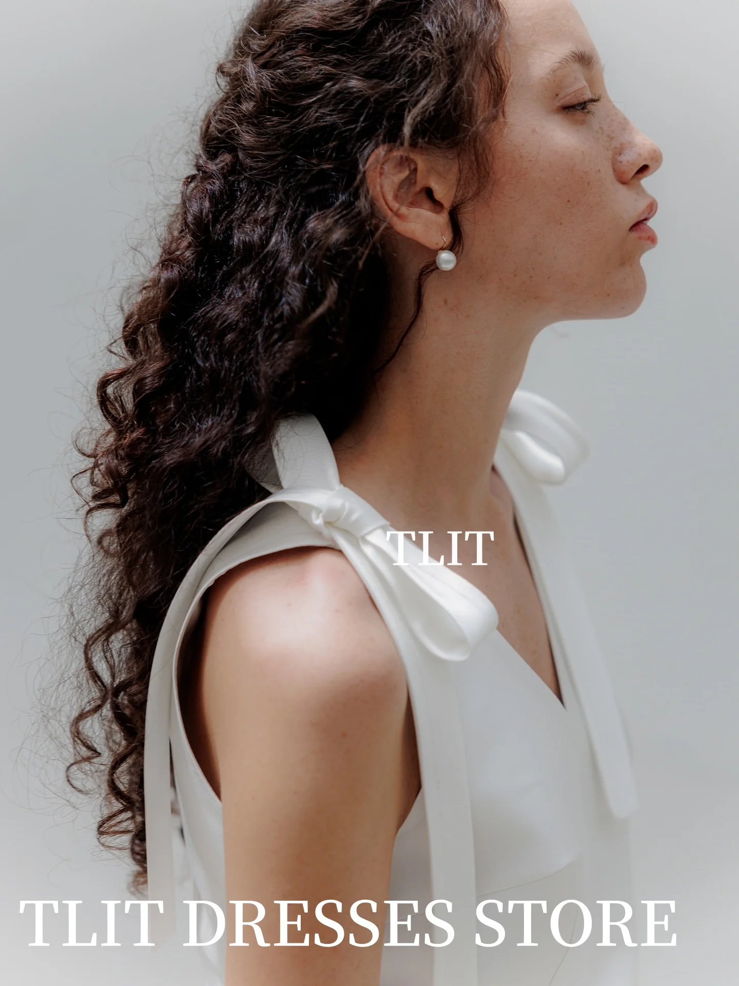 Tlit simples branco seda cetim a linha vestidos de casamento personalizado laço com decote em v vestidos de noiva coreia vestidos de casamento fotos sessão