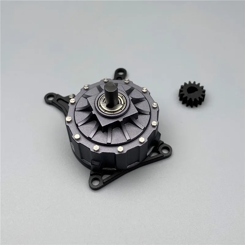 Metal Simulation Upgrade Universal Gearbox Deceleration Head Torque Enhancer for 1/14 Tamiya RC Truck Trailer Tipper DIY Parts