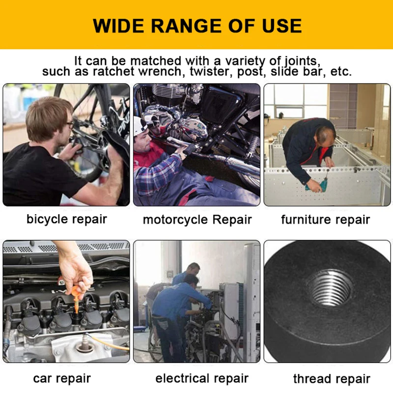 6Pcs Tap Drill Bit Hex Shank Titanium Plated HSS Screw Thread Bit Screw Machine Compound Tap M3 M4 M5 M6 M8 M10 Hand Tools