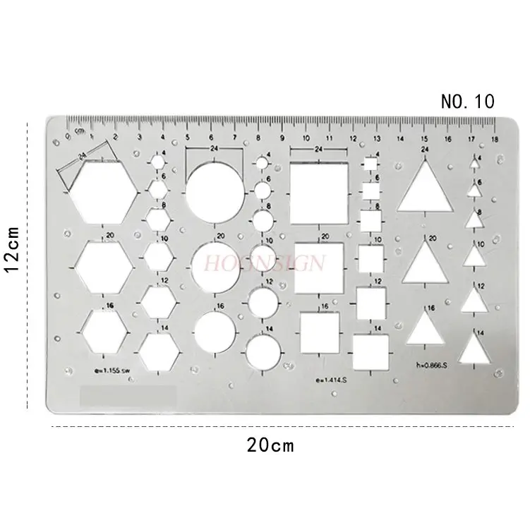 1pcs Drawing Template: Kewen Transparent Drawing Circle Template Multi Specification Drawing Template Drawing Drawing