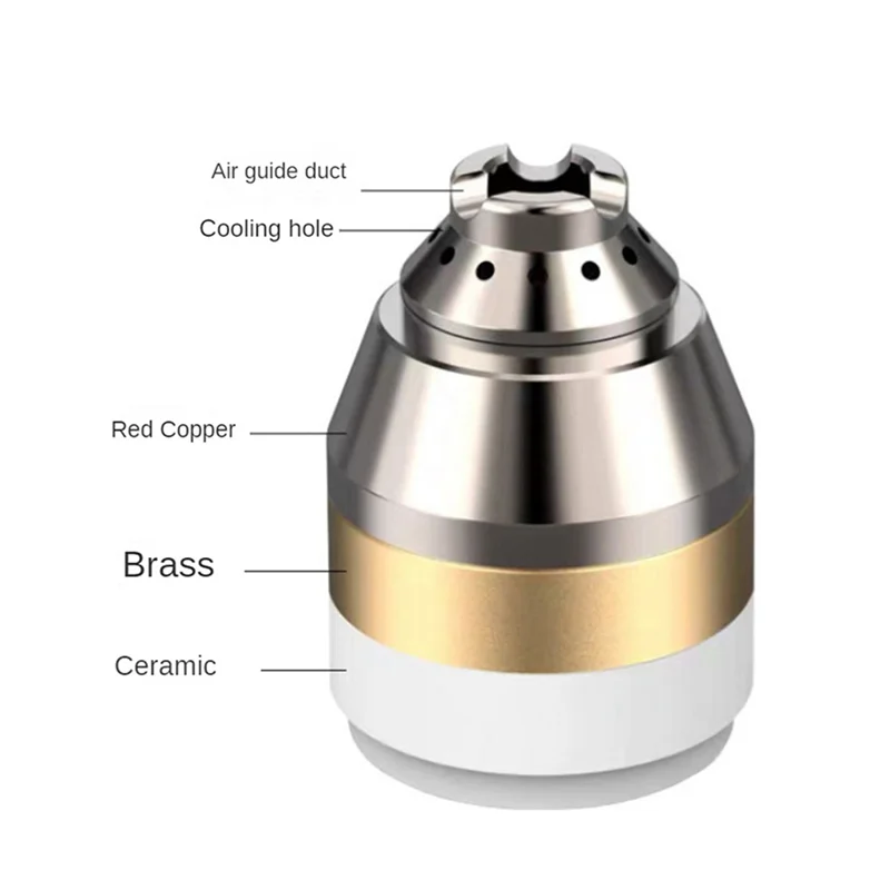 PORK-2X P80 Аксессуары для плазменной резки Режущая насадка Медная защитная втулка Сварочный контактный резак Крышка Белый