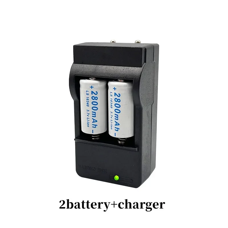 Batterie lithium-ion aste pour caméra de sécurité, chargeur L70 Plus, CR123A, RCR 2024, ICR 123, 16340 mAh, 2800 V, nouveau, 3.7