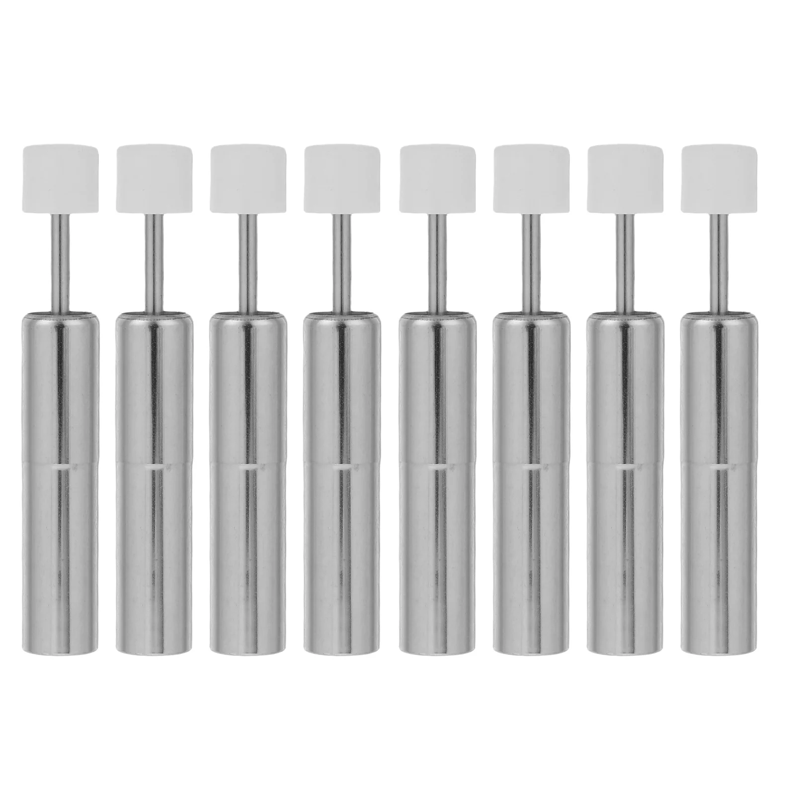 

8Pcs Trash Can Damper Soft Closing Stainless Steel Hydraulic Piston Replacement Silent Shock Absorber for Kitchen Wastebaskets