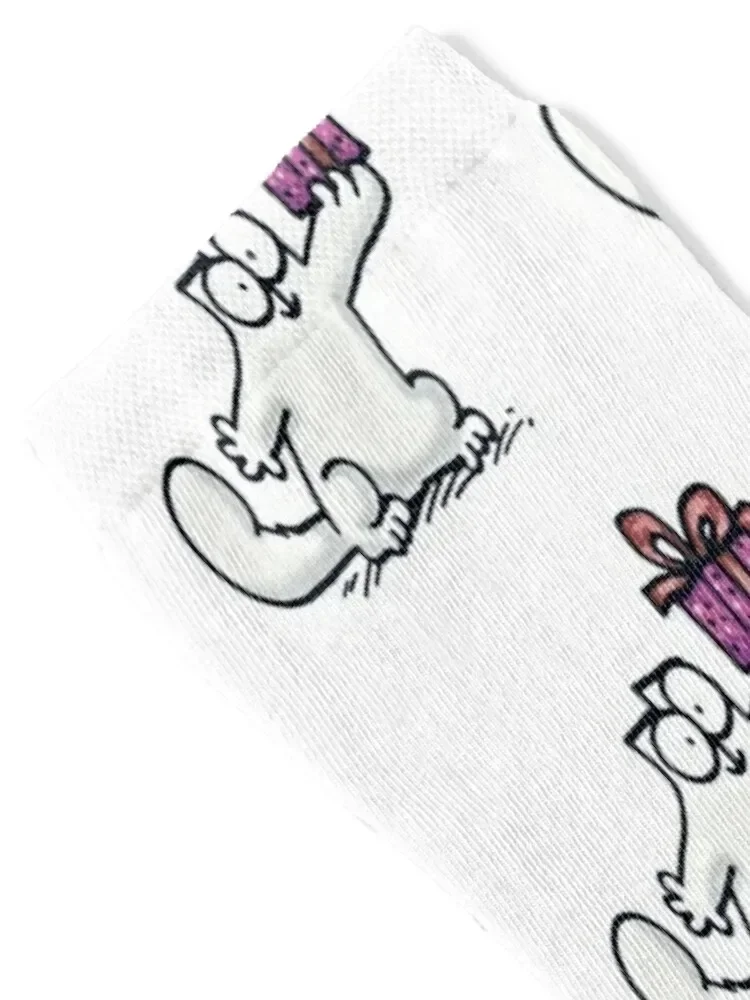 Smon's cat Socks christmass gift winter thermal custom sports summer Socks Men Women's