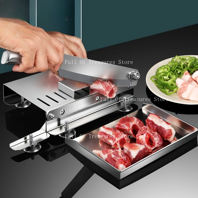 

Multifunctional Household Small Stainless Steel Bone Cutter Manual Beef and Sheep Rib Cutting Meat and Bone Cutting Artifact