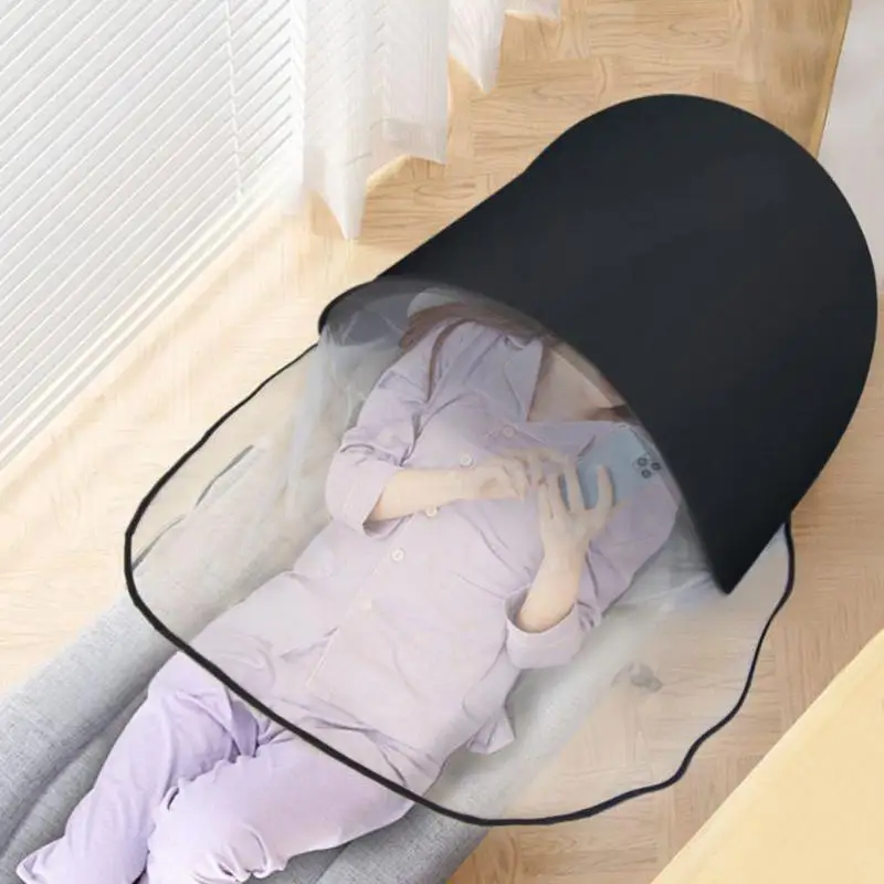Tent Over Head For Sleeping Light-Blocking Head Tent Portable Hood Foldable Rest Aid Bedtime Light Shield For Daytime Traveling