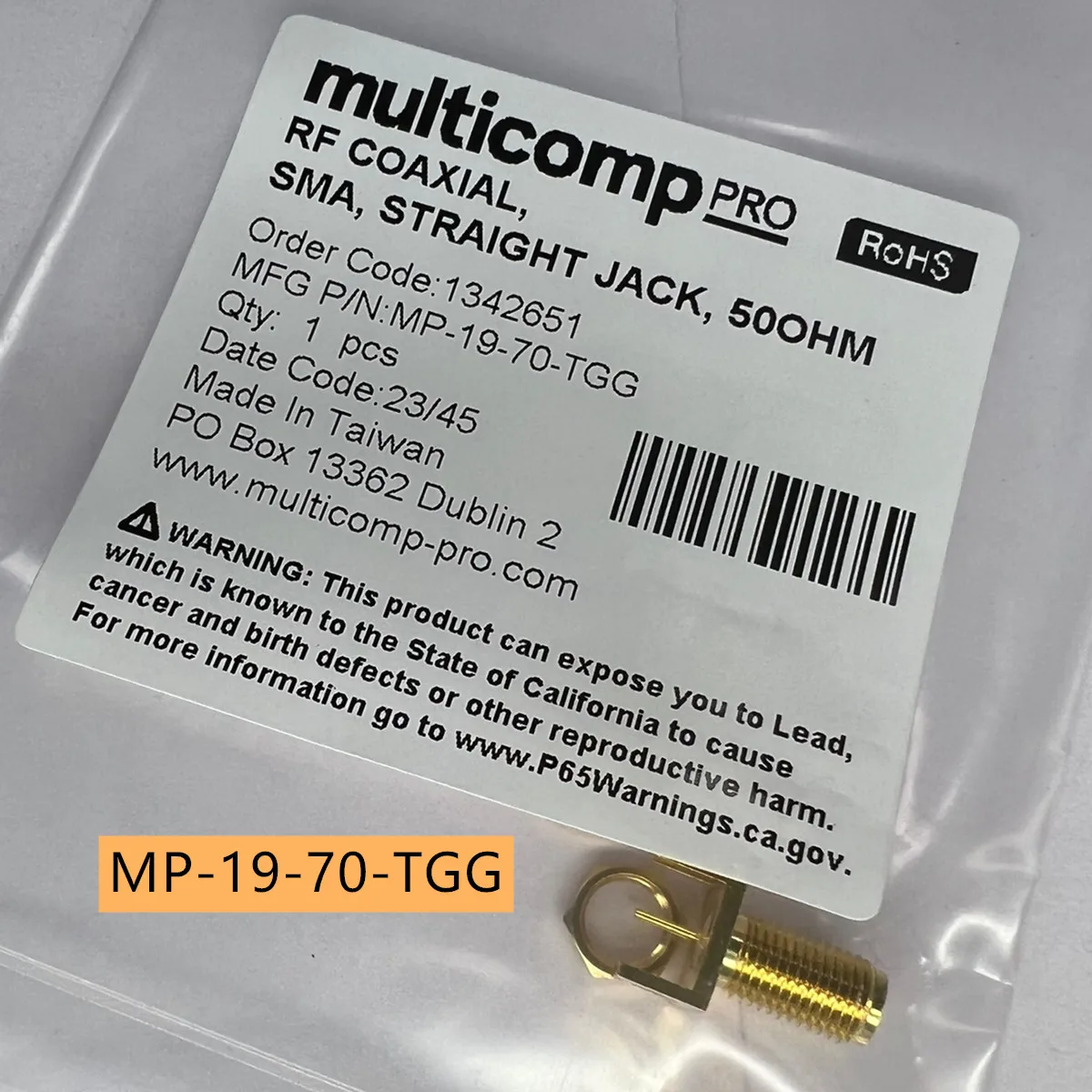 MP-19-70-TGG Conn M…