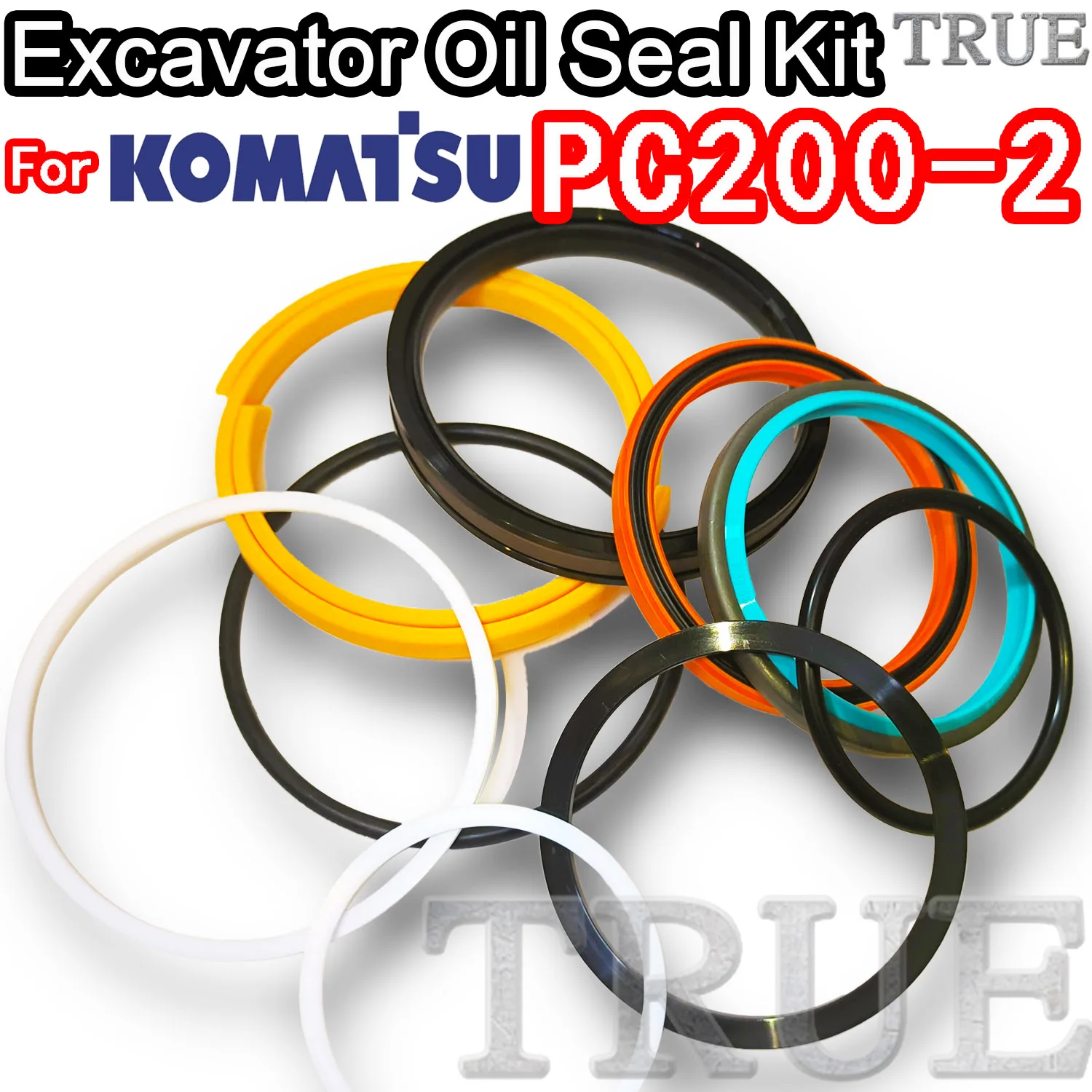 

For KOMATSU PC200-2 Excavator Oil Seals Kit Repair Heavy Master Excavating Machinery Maintenance Floating Rebuild Parts MOTOR