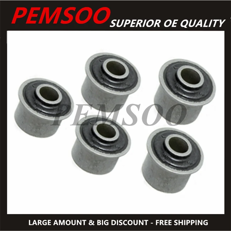 5PCS Rubber Pedal and Steering Bushing 6665701 For Bobcat Skid Steer Loader 463 530 533 T180 T190 T200 T250 T300 T320 T550 T590