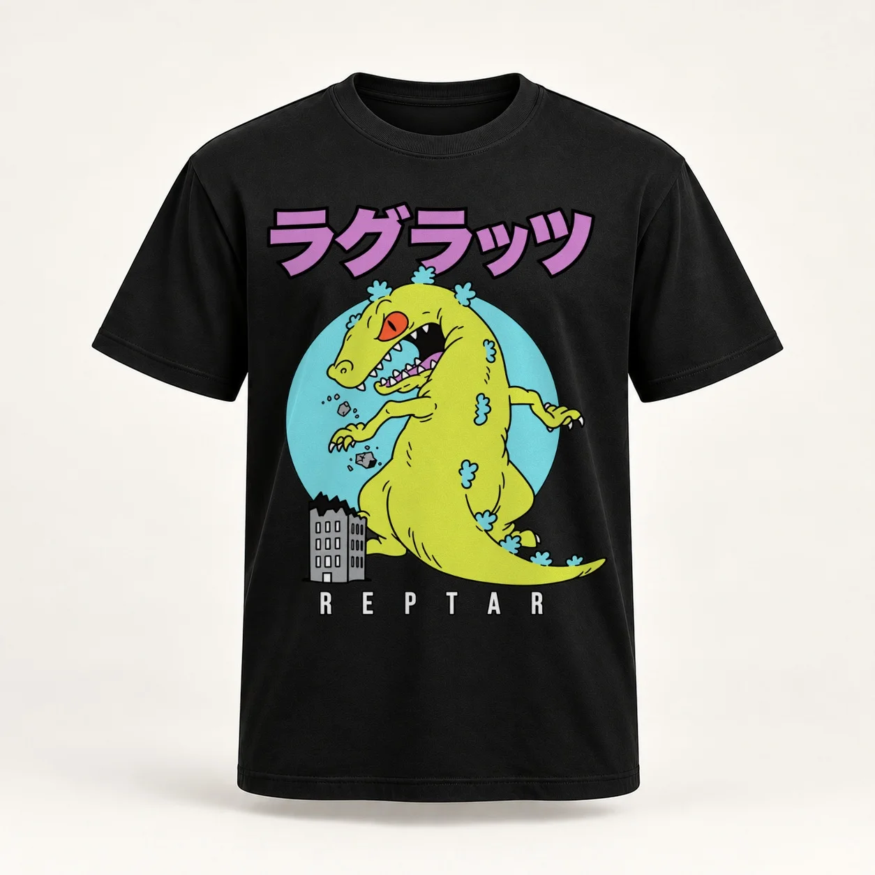 Rugrats Iconic Famous Reptar Vintage Kanji Big Chest Logo Essential Women T-Shirt