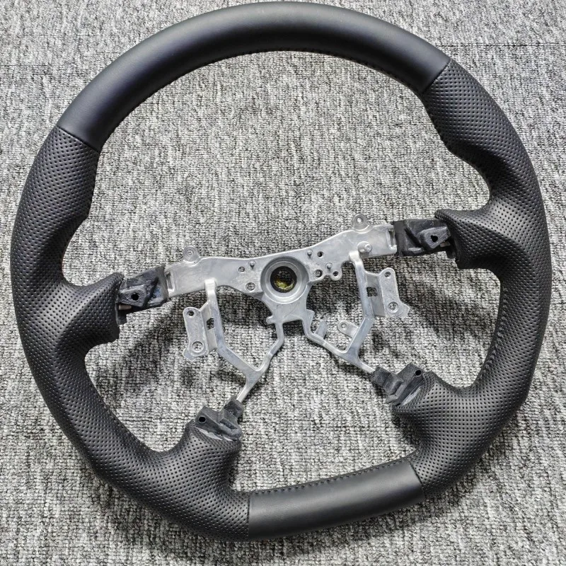 Leather Steering Wheel No Heated Function Customized Style For Toyota 4Runner 2003-2009