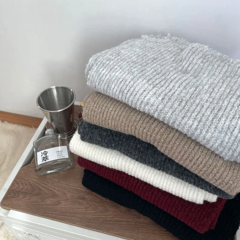 

Простые полосатые шарфы для женщин, 170 см * 25 см, смешанные шерсти, удобный шарф, короткие зимние теплые шарфы с кисточками