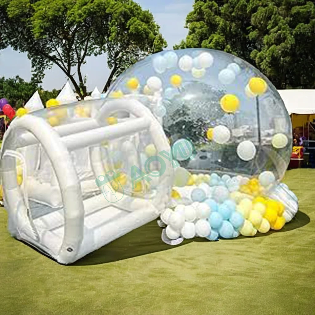 

AOYU Commercial Grade PVC Bubble House Inflatable Tent Outdoor Fun Balloon Model With Blower For Kids' Party Play