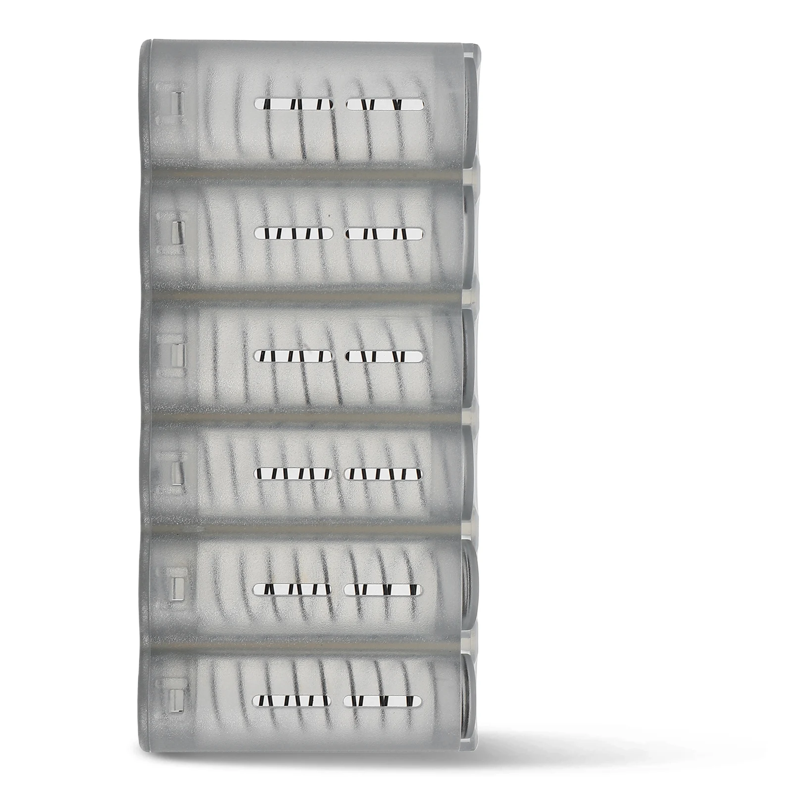 

6-Slot Euro Lightweight Portable Storage Coins Holder Box Coins Container Plastic Collector Case Organizer Key Safe
