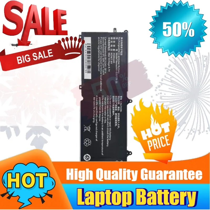 SWZY 3500mAh 4200mAh Replacement Battery NV-635170-2S For Chuwi Minibook CWI526 Batteria