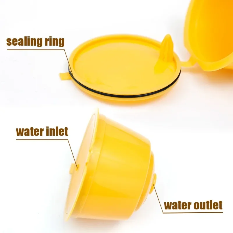 4/2/1Pcs Coffee Machine Reusable Capsule Cup Coffee Filters for Nescafe Dolce Gusto Refillable Coffee Cup Holder Pod Strainer