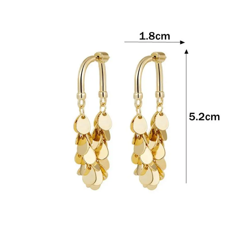 Серьги-кольца для лимфатической активности золотого цвета для похудения Серебристые серьги для похудения с лимфатическим дренажом