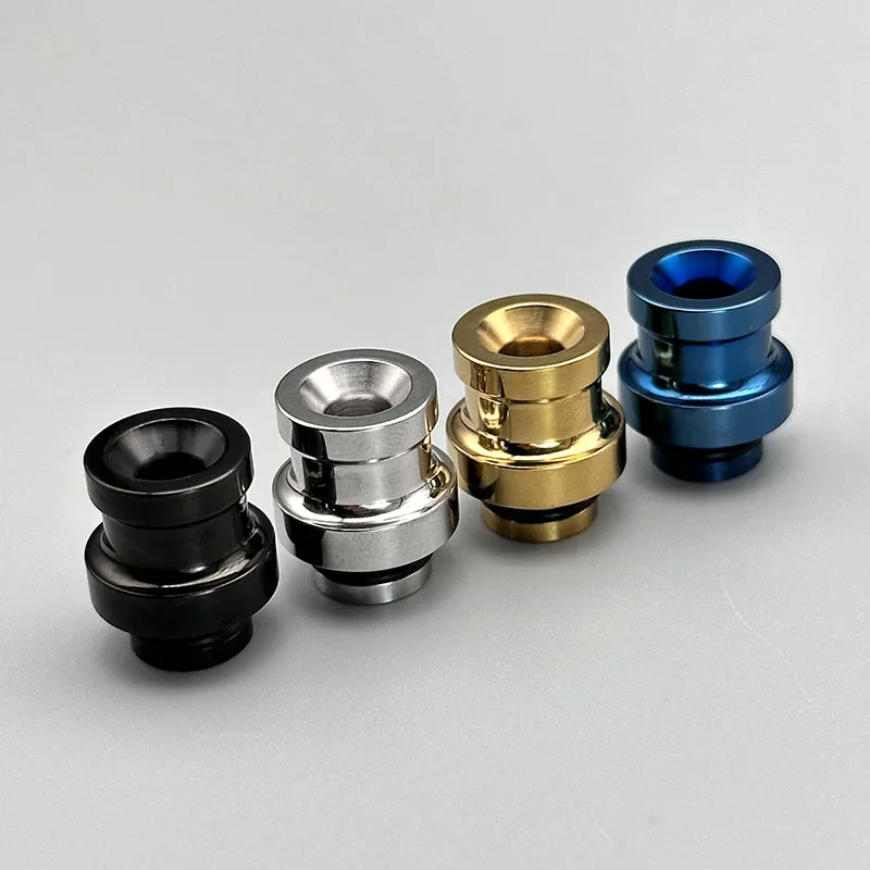 Vape 510 طرف بالتنقيط مرآة من الفولاذ المقاوم للصدأ تلميع المعبرة 4.2 مللي متر القطر الداخلي لـ v1 v2 صندوق واحد قوي ملحقات Mod Vape #5