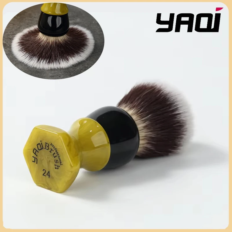 

YAQI Новая полностью-хопeful кошачий усы из синтетических волос для мужчин, влажная помазок для бритья, ретро-модный инструмент для ухода за бородой и лица