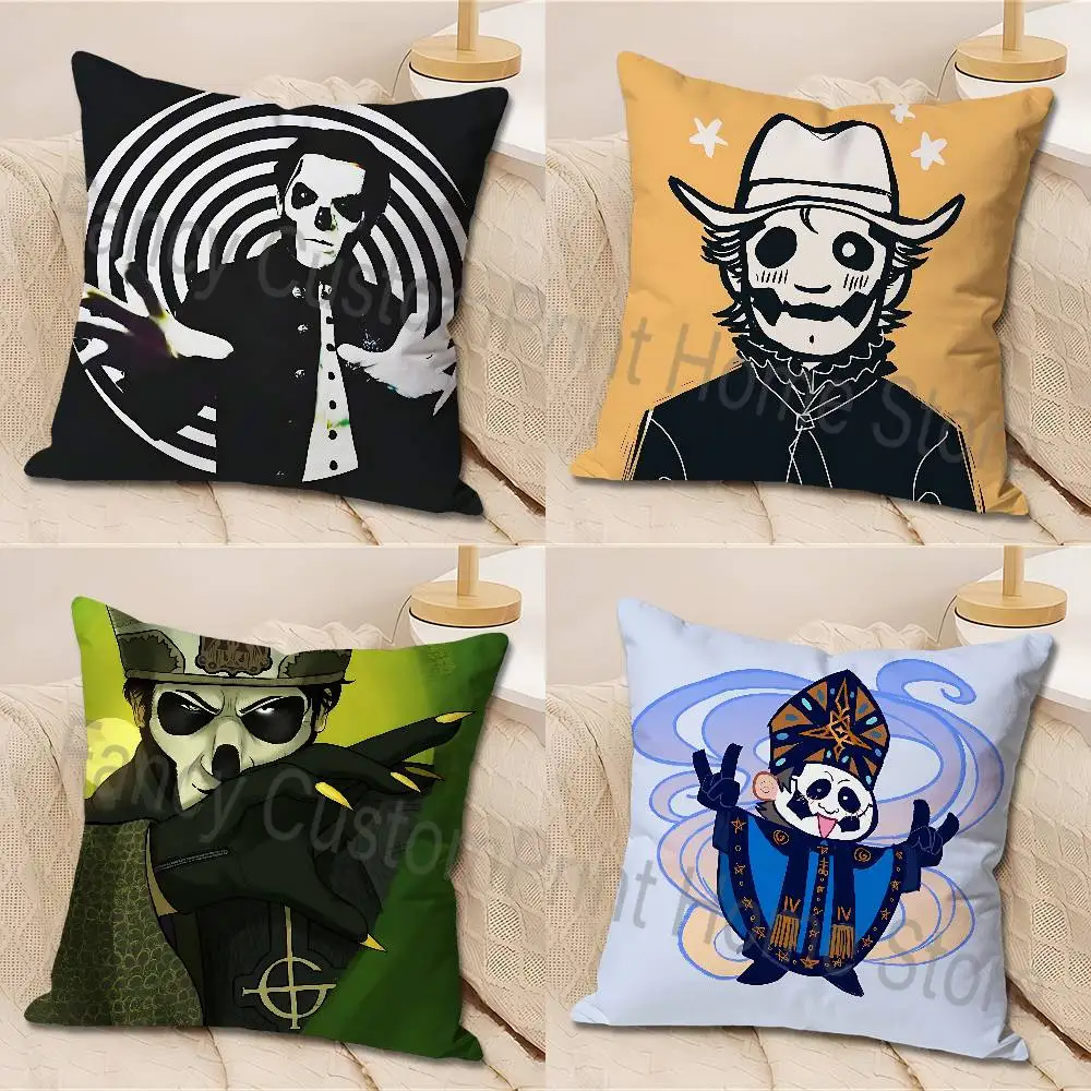 

G-Ghosts bc Nameless Ghoul Pillow Cases for Bedroom Living Room Sofa Home Decor Polyester Cushion Cover with Zipper