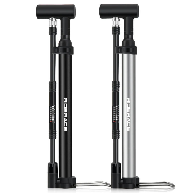 AliExpress riderace Portable Bike Air Pump 120PSI Aluminum Alloy Lightweight Hand Air Pump MTB Mountain Road Bicycle Floor Pump Cycling Accessories
