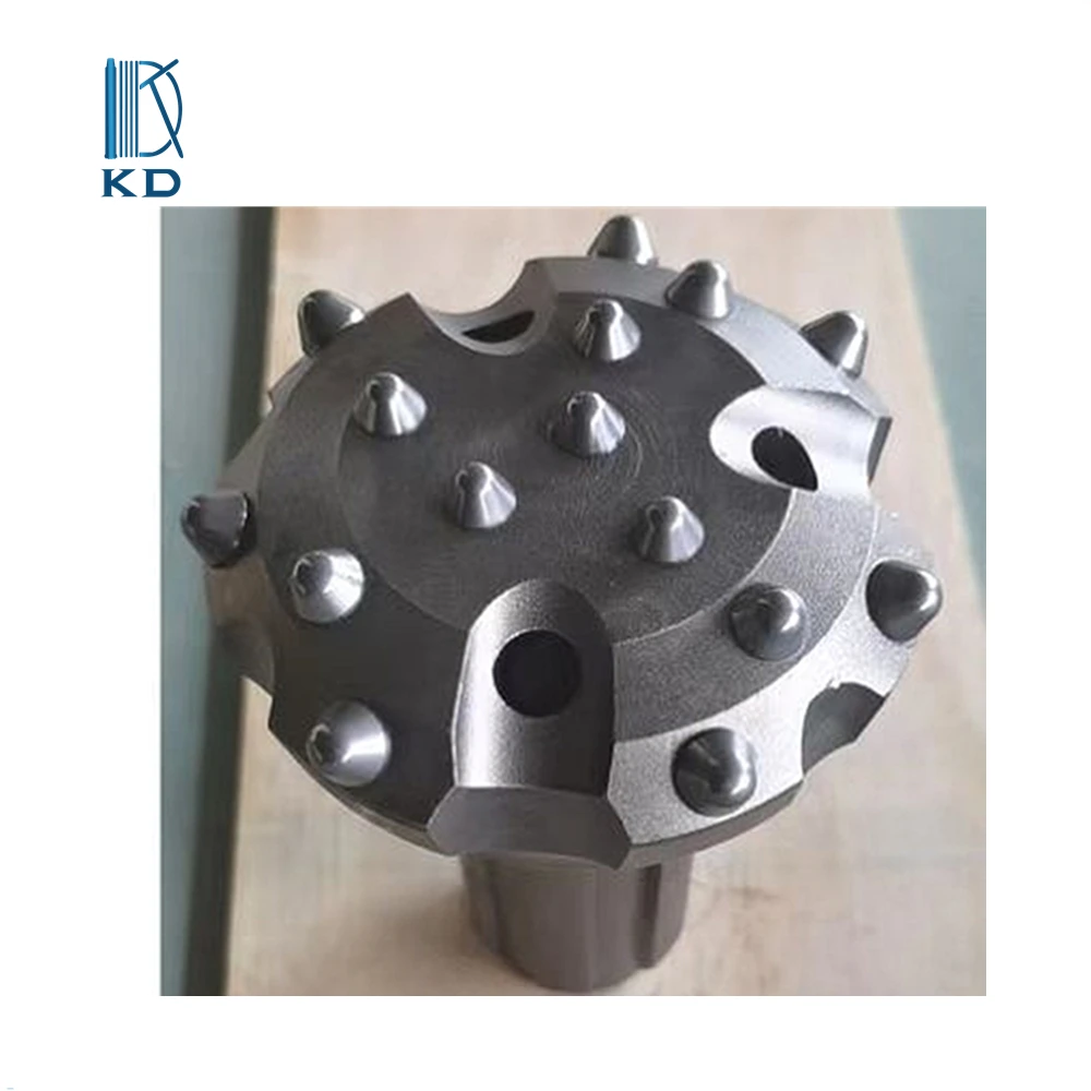 250mm Downhole Bits Pneumatic Drilling Chisel Convex Face Carbide Spherical Buttons CIR170 Shank