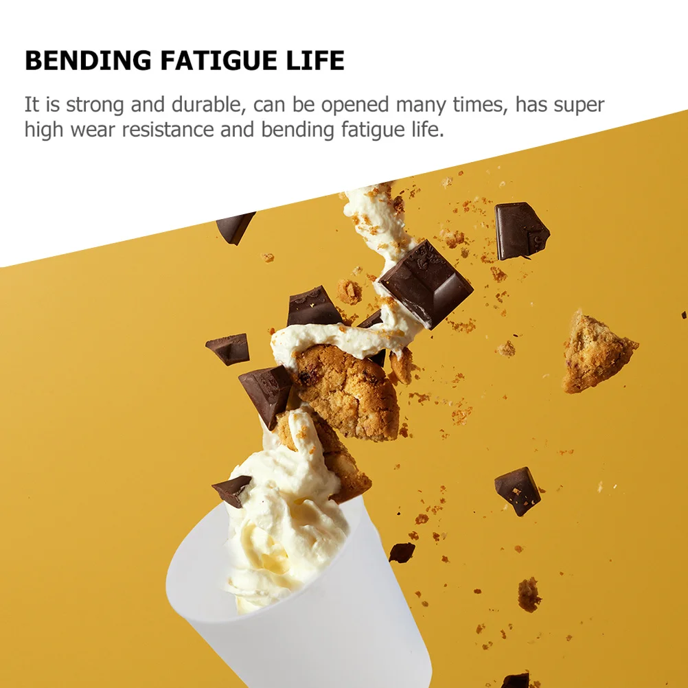 

2Pcs Ice Cream Containers Reusable Lids Stackable Design Freezer Storage Yogurt Bowls Kitchen Cup Ice Cream Cup