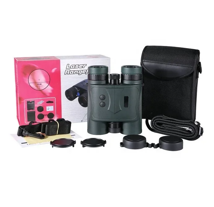 Long Range High Quality Compact Portable 8x42 Binoculars Laser Rangefinder For Multi Application