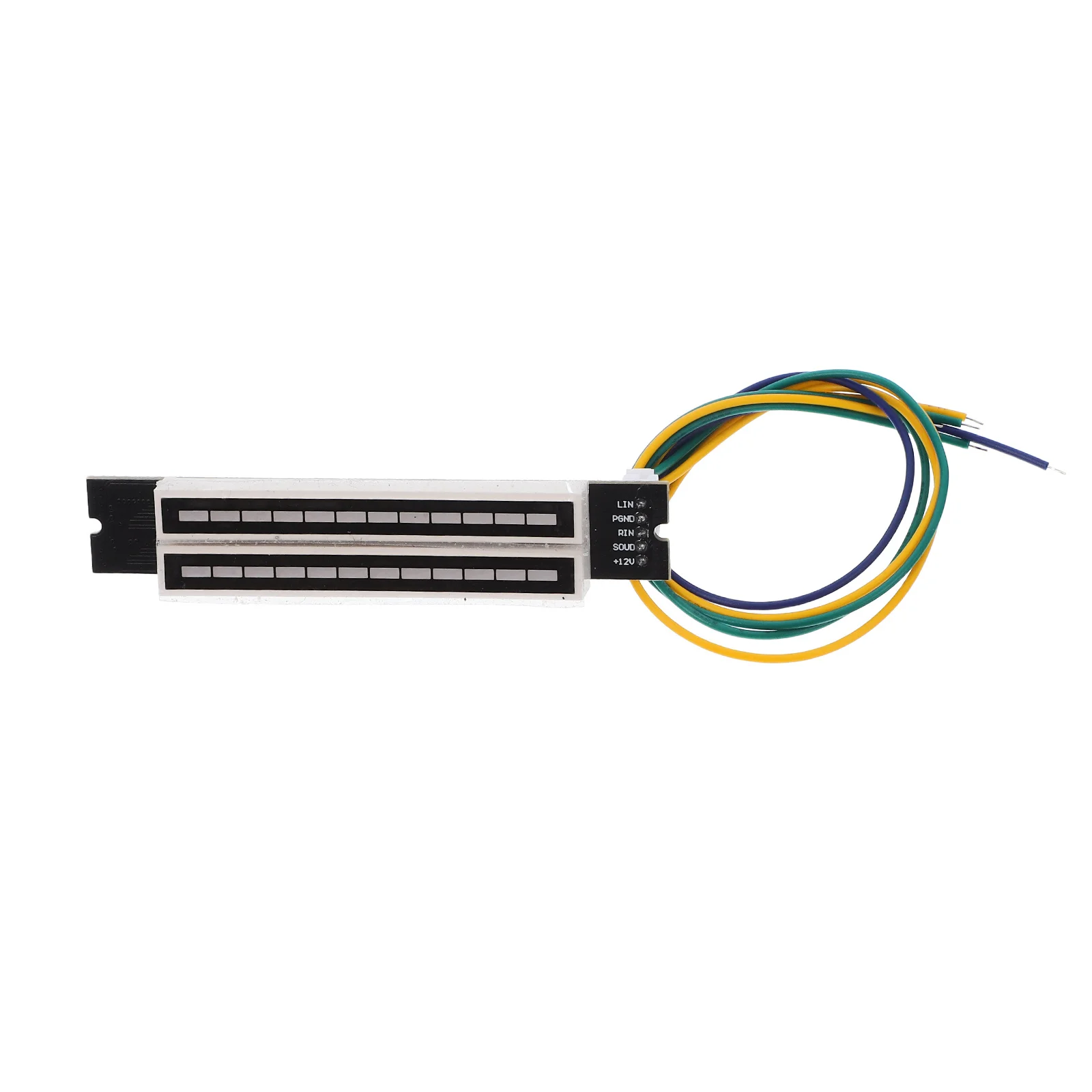 

1Set 12-Bit Dual Channel Audio LED Music Spectrum Level Indicator Light Classic Color Combination Agc Mode for Dj Live