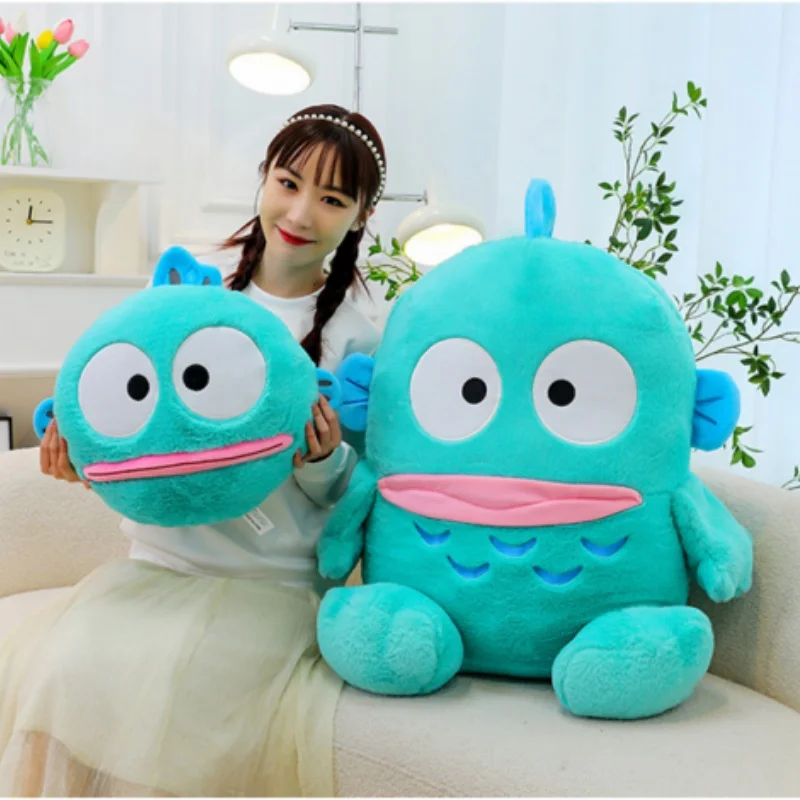 Kawaii Hangyodon Plush Anime Plush Doll Stuffed Toys Halloween Decoration Sofa backrest cushionThrow Pillow Girls Holiday Gifts