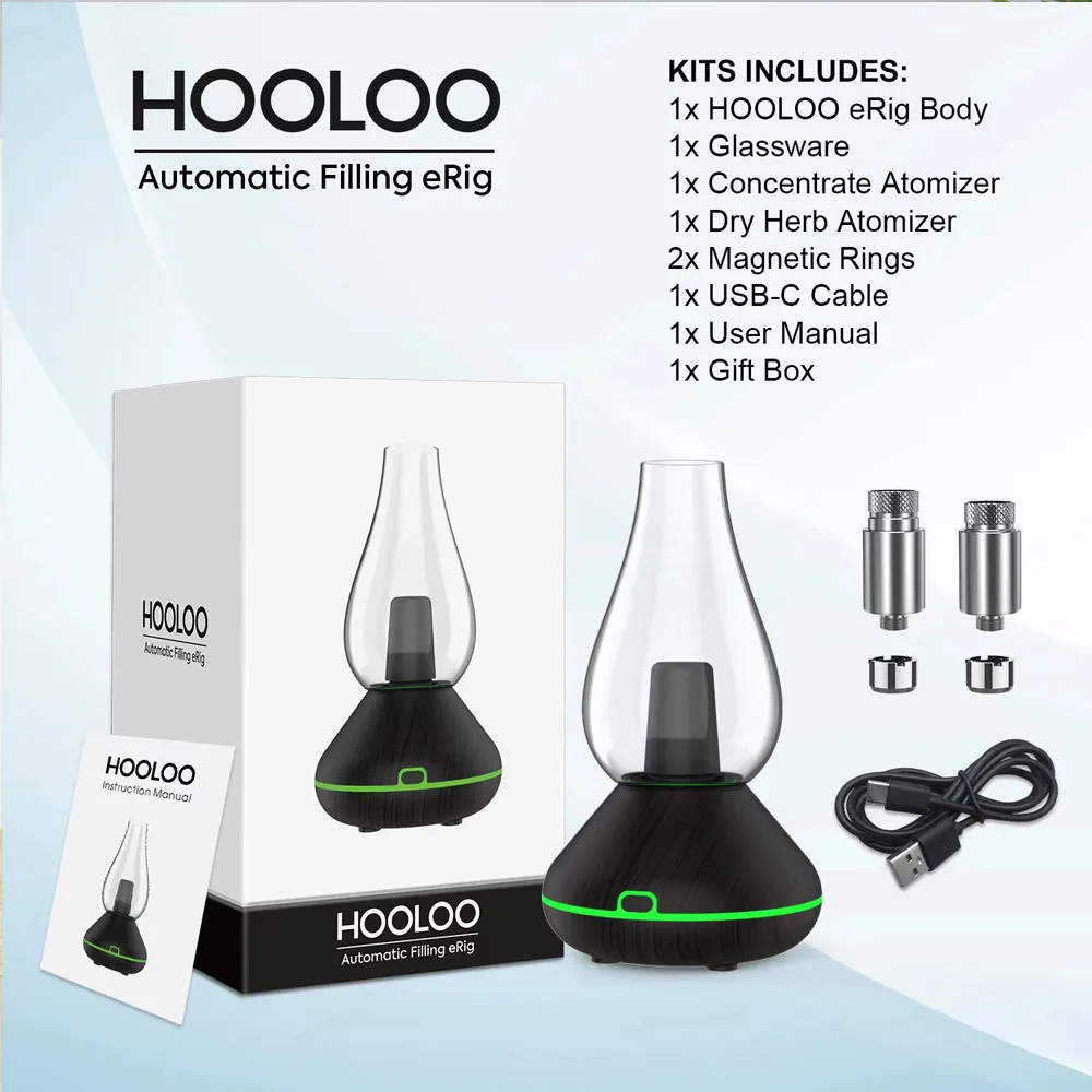 3in1 HOOLOO Dry Burner Burning  Shisha Hookah With Bluetooth Speaker