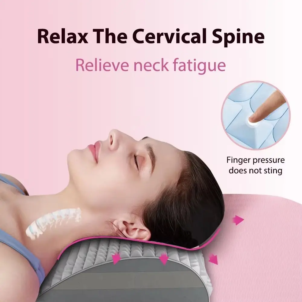 

Candy Color Back Stretcher Neck Massager Adjustable Massage Relaxation Neck Lumbar Support Massager Posture Corrector