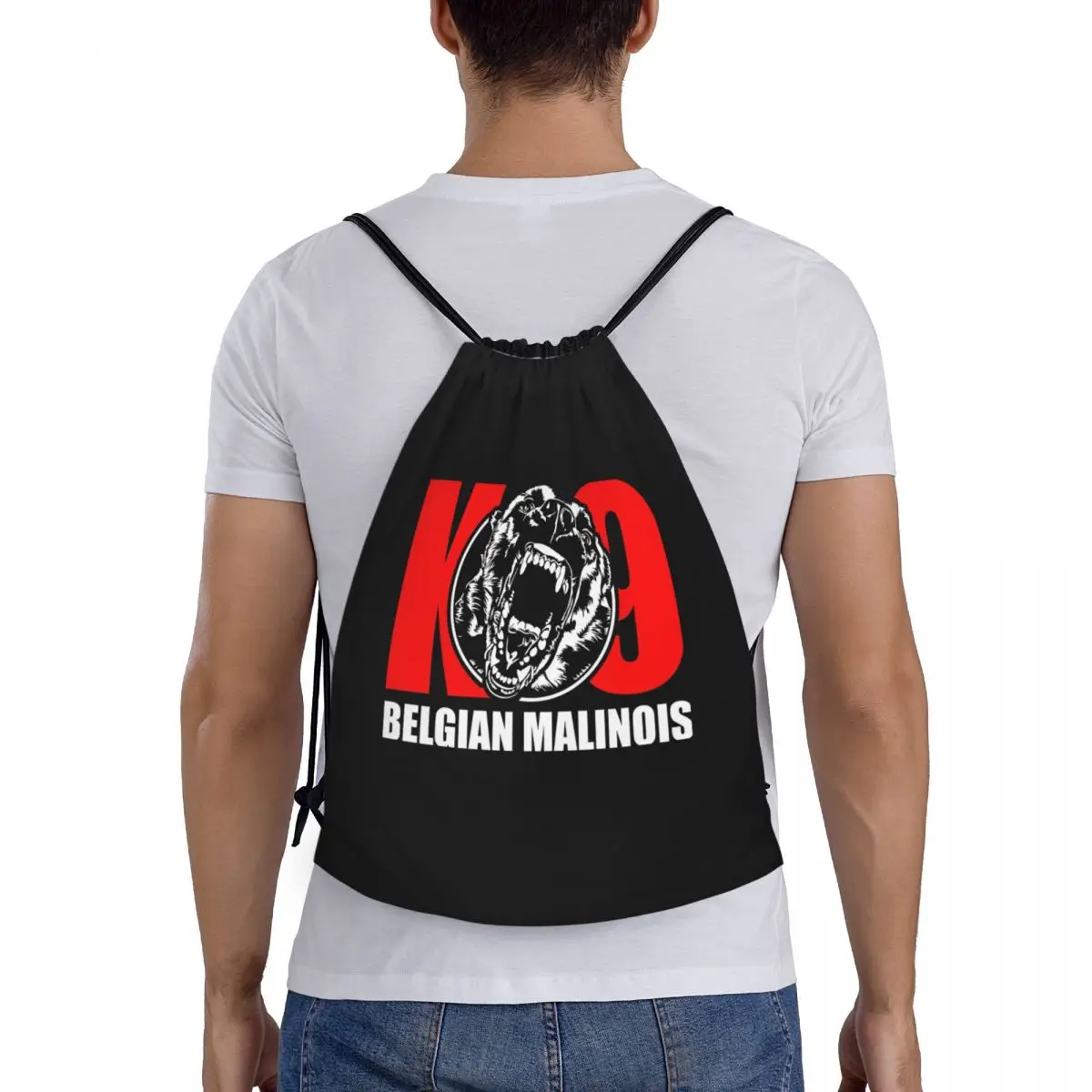 

Рюкзаки K9 Belgian Malinois Maligator, портативные сумки на шнурке, сумки для мелочей, сумки для книг, сумки для путешествий и школы