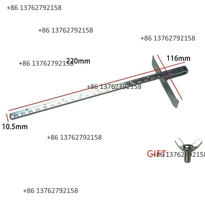 5835 7 Inch Lithium Electric Circular Saw Guide Depth Ruler Circular Saw Positioning Gauge Power Saw Replacement Hardware