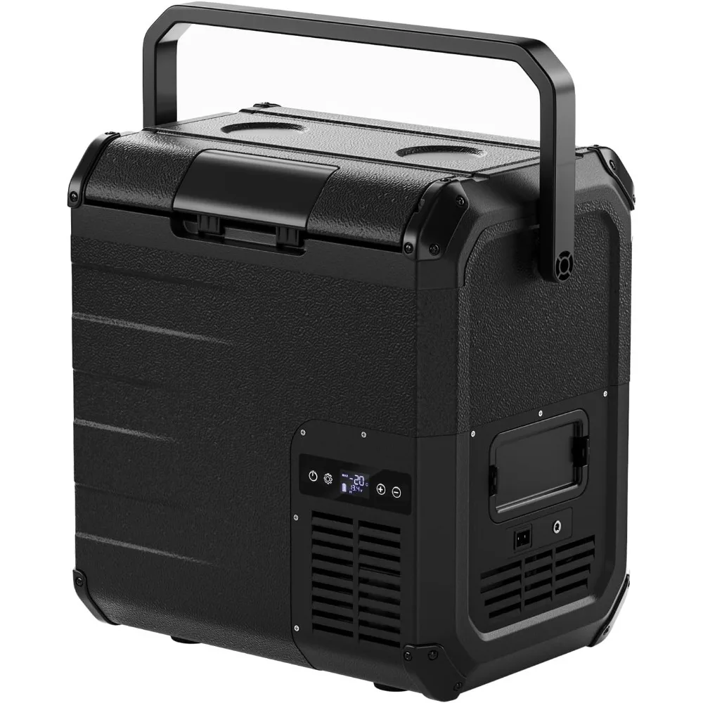 12 Volt Car Refrigerator Portable Freezer 19Qt/18L Compressor Electric Cooler -4~50℉12/24 DC 110~240 AC12Volt Fridge for Camping